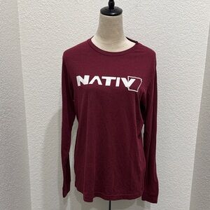 Native Burgundy Long Sleeve Women's Tee